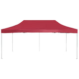 Vidaxl Parttent professionelt sammenfoldelig 6x3 m aluminiumsvin rood