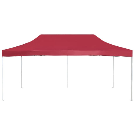 Vidaxl Parttent professionelt sammenfoldelig 6x3 m aluminiumsvin rood