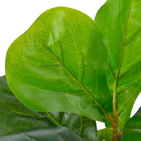 Vidaxl kunstig plante med grydeviolet bladplante 45 cm grøn