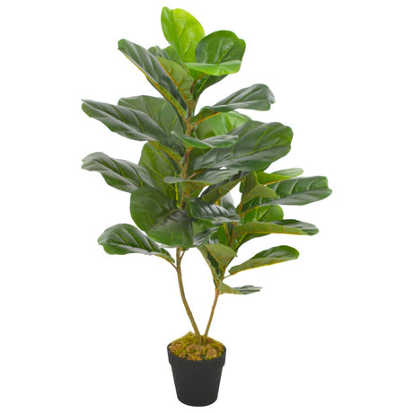 Vidaxl kunstig plante med grydeviolet bladplante 90 cm grøn