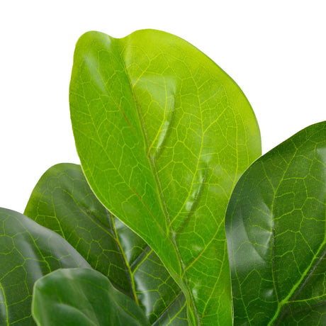 Vidaxl kunstig plante med grydeviolet bladplante 90 cm grøn