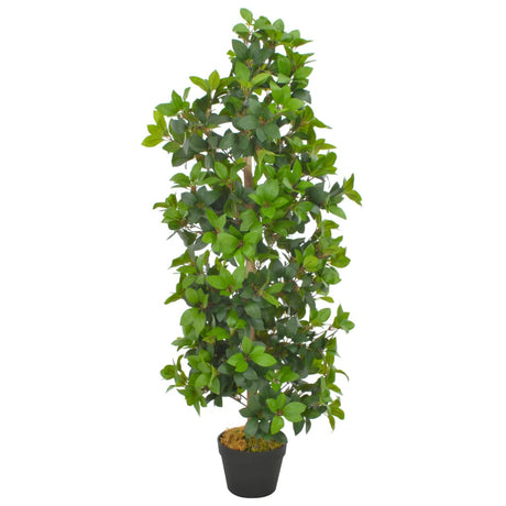 Vidaxl kunstig plante med gryde Laurel Tree 120 cm grøn