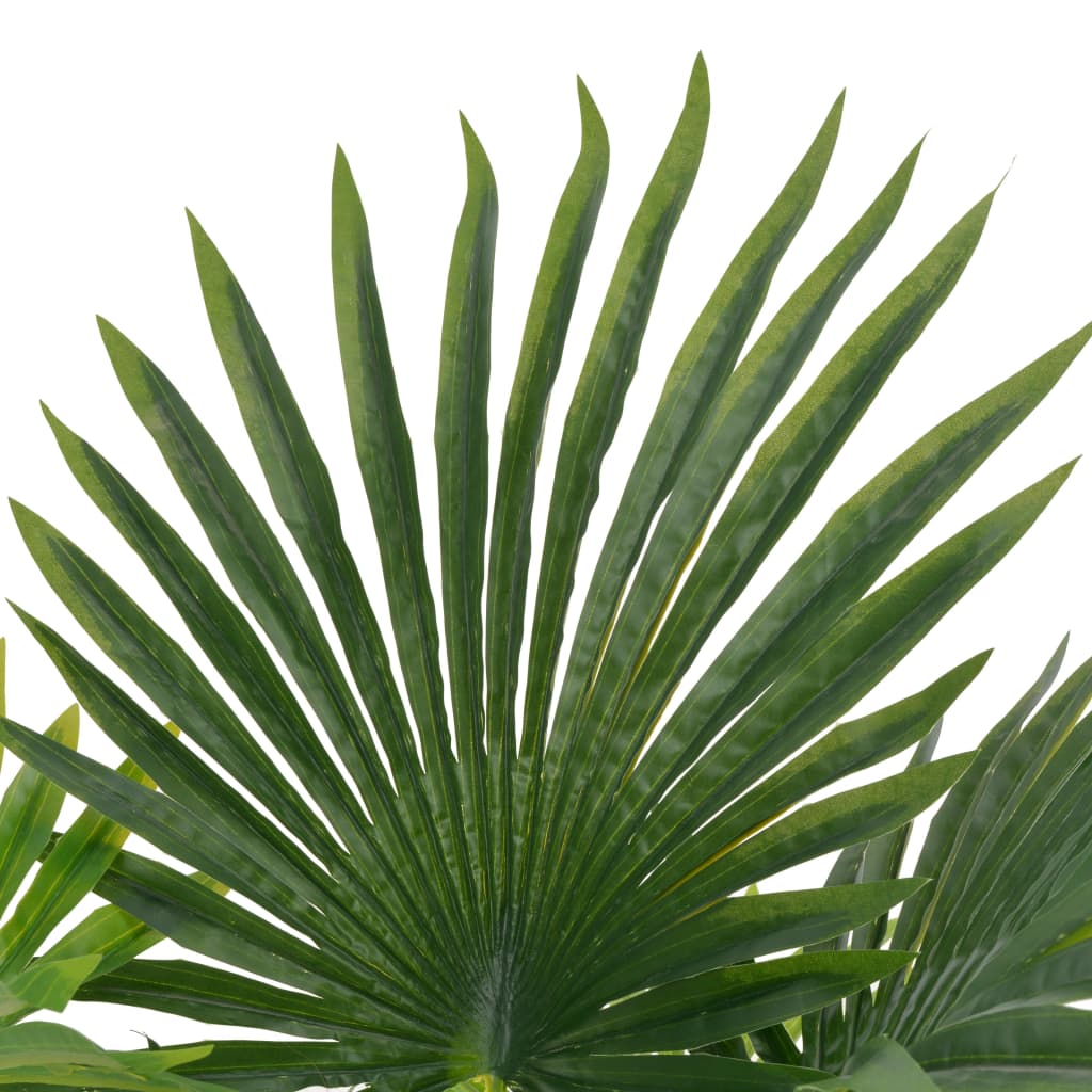 Vidaxl kunstig plante med pot palm 70 cm grøn