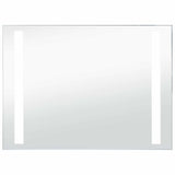 Vidaxl badeværelse spejl LED 100x60 cm
