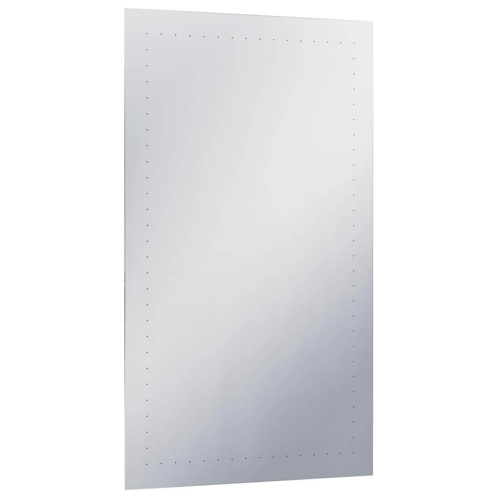 Vidaxl badeværelse spejl førte 60x100 cm