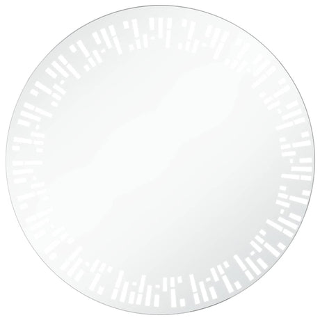 Vidaxl badeværelse spejl førte 70 cm