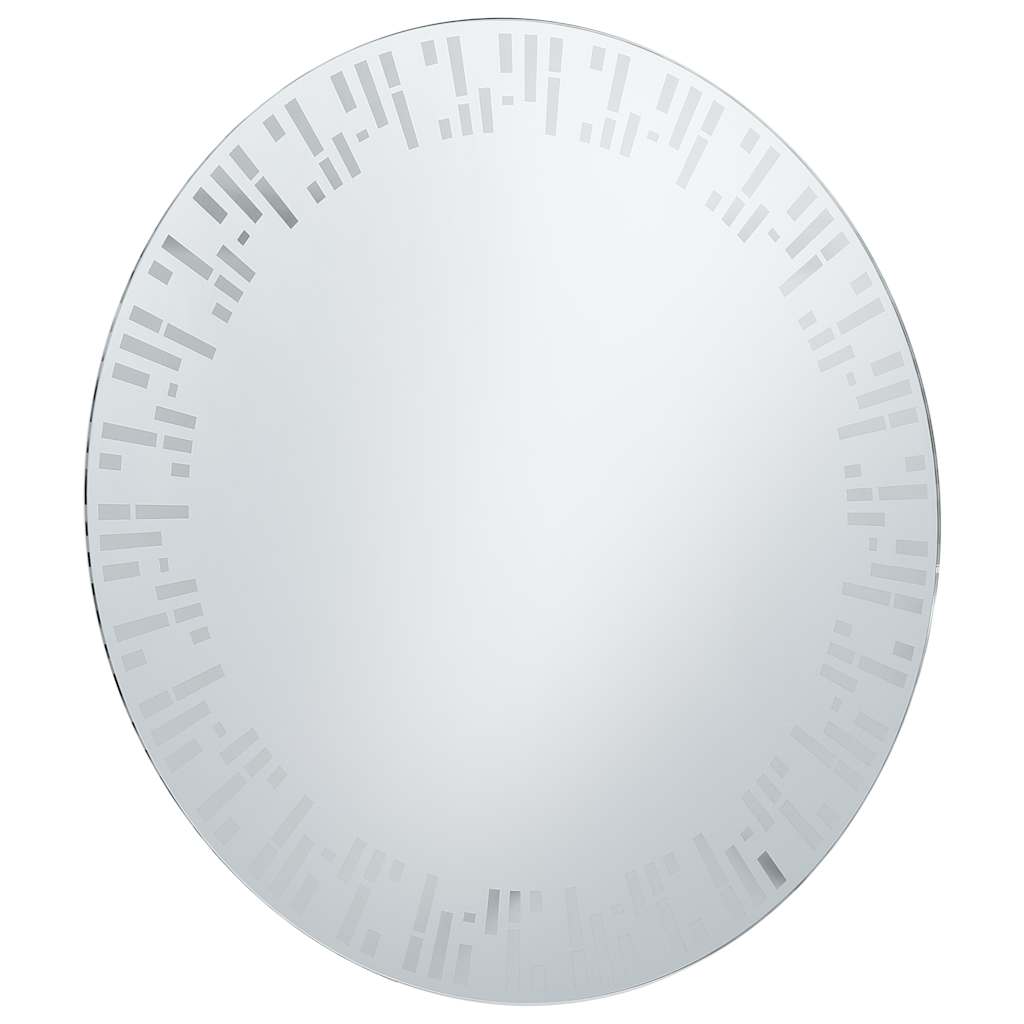 Vidaxl badeværelse spejl førte 80 cm