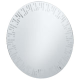 Vidaxl badeværelse spejl førte 80 cm