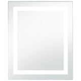 Vidaxl badeværelse spejl LED med berøringssensor 60x80 cm