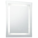 Vidaxl badeværelse spejl LED med berøringssensor 60x80 cm