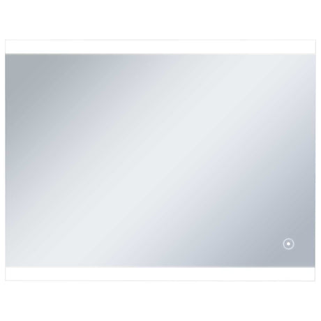 Vidaxl badeværelse spejl LED med berøringssensor 80x60 cm