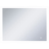 Vidaxl badeværelse spejl LED med berøringssensor 80x60 cm