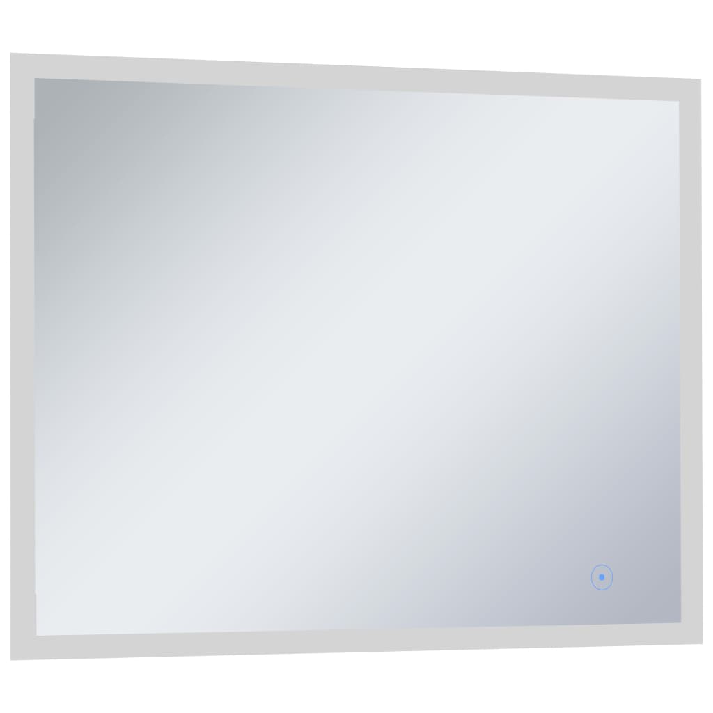 Vidaxl badeværelse spejl LED med berøringssensor 80x60 cm