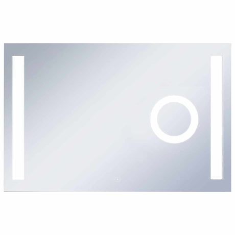 Vidaxl badeværelse spejl LED med berøringssensor 100x60 cm