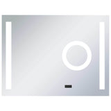 Vidaxl badeværelse spejl LED med berøringssensor 80x60 cm