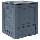 Vidaxl Compost Bin 260 L 60x60x73cm Grå