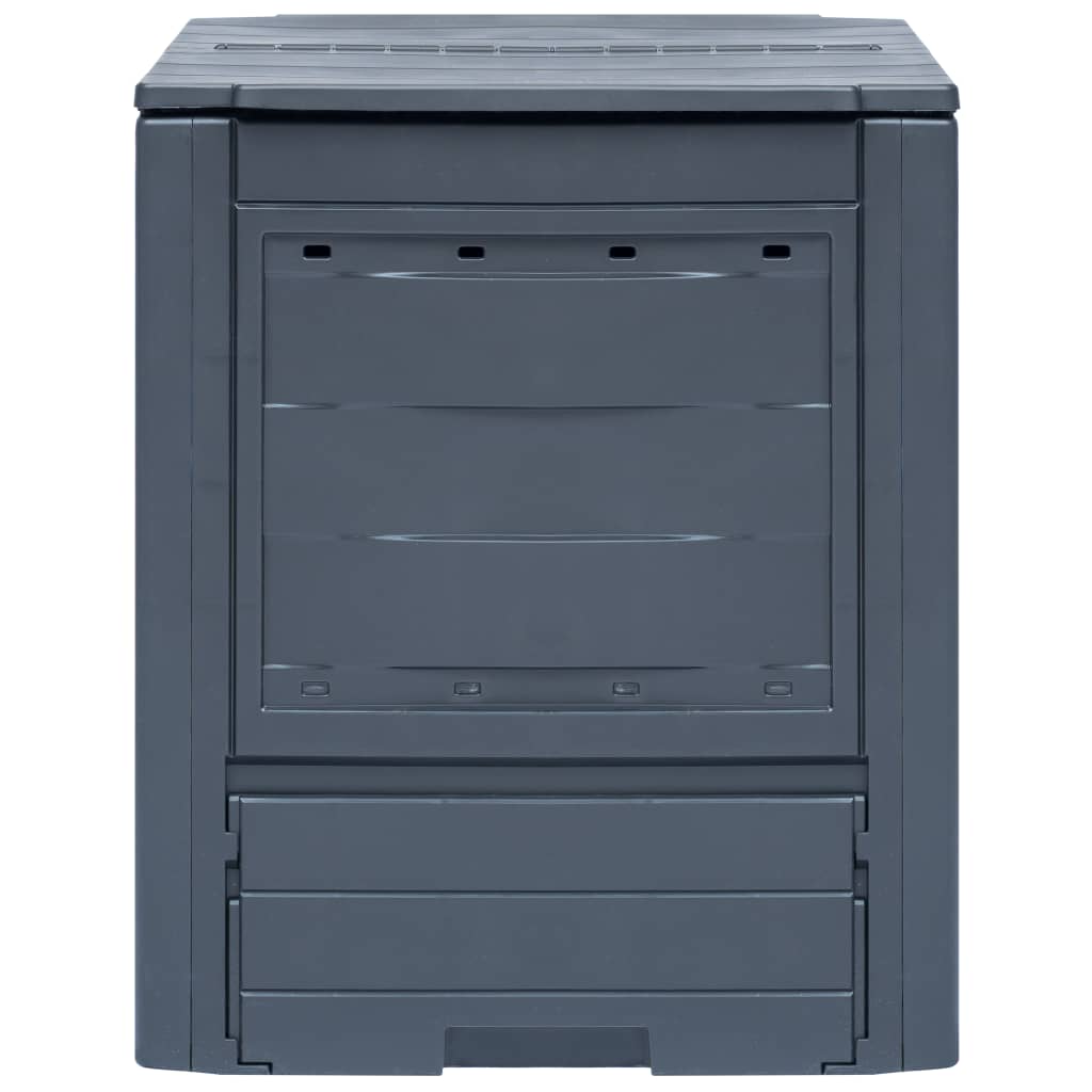 Vidaxl Compost Bin 260 L 60x60x73cm Grå