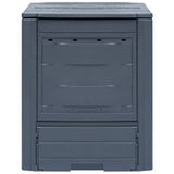 Vidaxl Compost Bin 260 L 60x60x73cm Grå