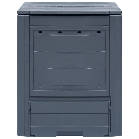 Vidaxl Compost Bin 260 L 60x60x73cm Grå