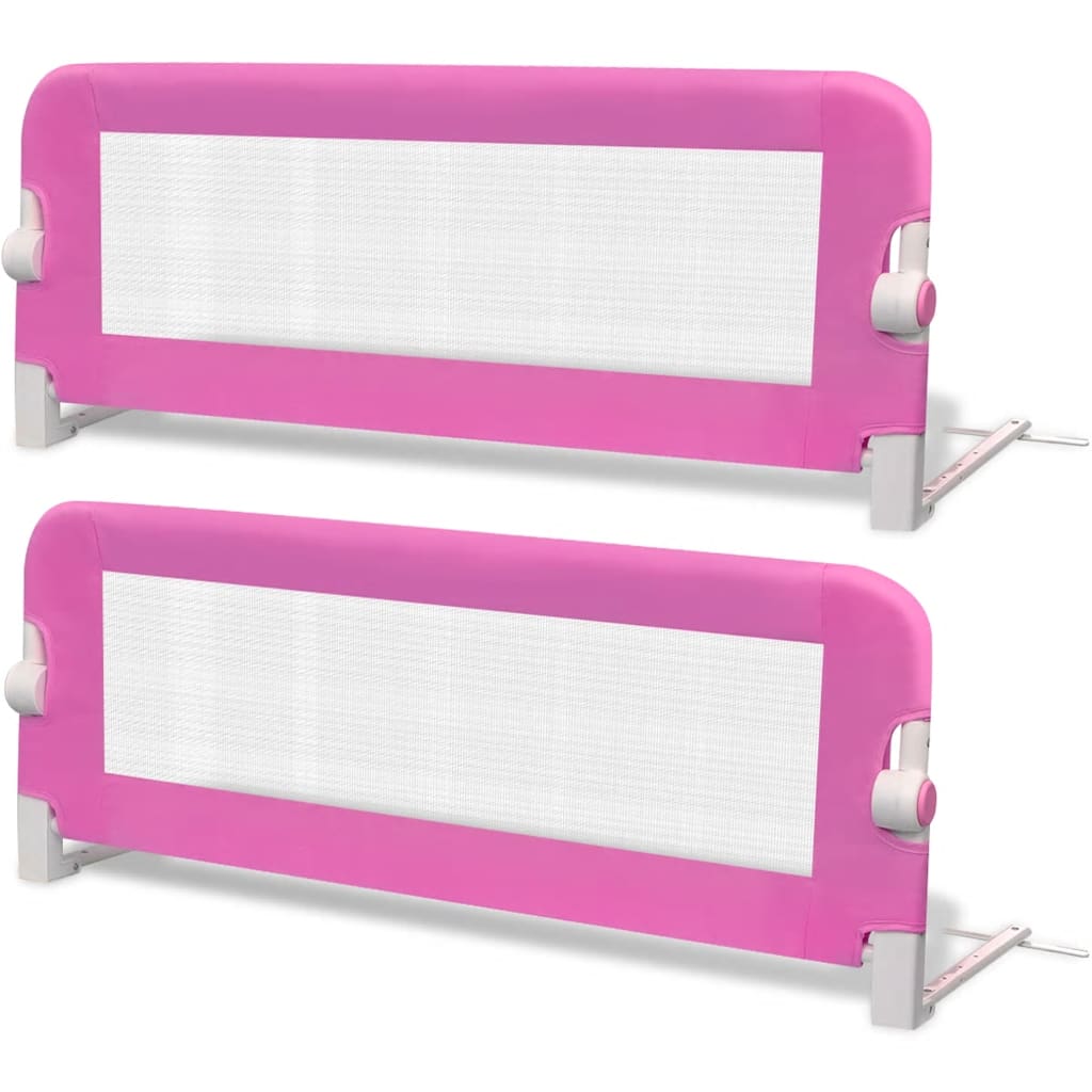 VidaXL børnesengehester 2 stk 102x42 cm pink