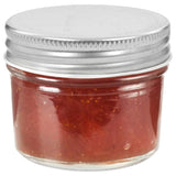 Vidaxl jampotten met zilverkleurige deksels 96 st 110 ml glas
