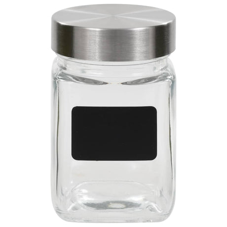Vidaxl Storage Pots med klistermærker 12 ST 300 ml