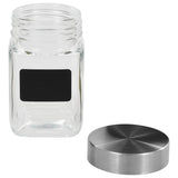 Vidaxl Storage Pots med klistermærker 12 ST 300 ml