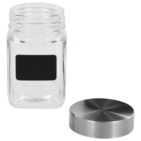 Vidaxl Storage Pots med klistermærker 12 ST 300 ml