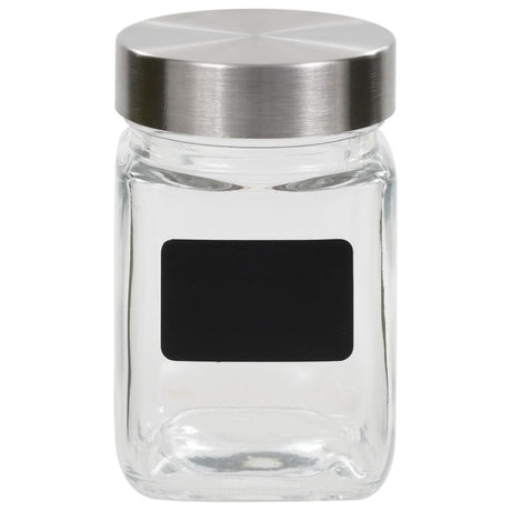 Vidaxl Storage Pots med klistermærker 24 ST 300 ml
