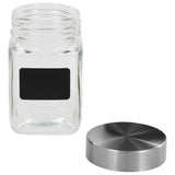 Vidaxl Storage Pots med klistermærker 24 ST 300 ml