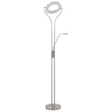 Vidaxl Lampe stående 18 W dæmpbar 180 cm sølvfarvet