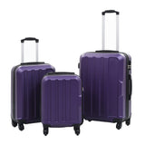 Vidaxl 3-Del Hard Bagage Set ABS Lilla