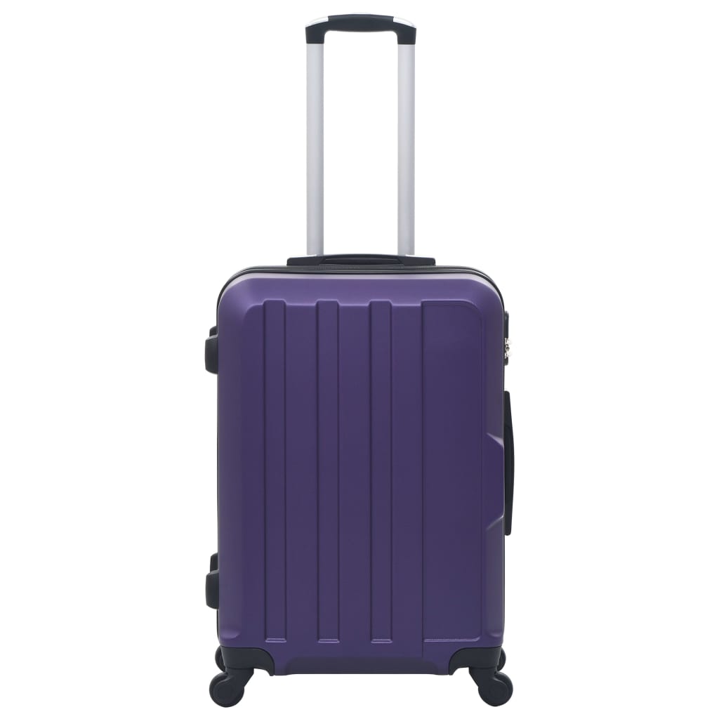 Vidaxl 3-Del Hard Bagage Set ABS Lilla
