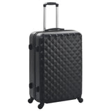 Vidaxl 3-delt hård bagage sæt ABS sort