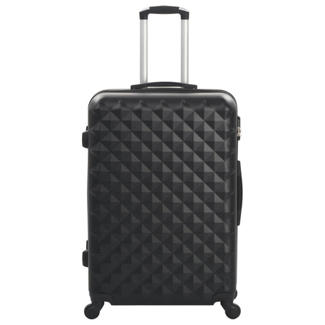 Vidaxl 3-delt hård bagage sæt ABS sort