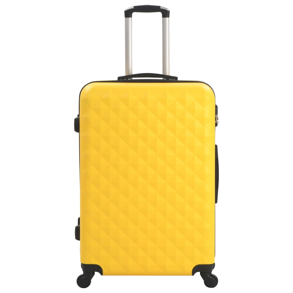 Vidaxl 3-Del Hard Bagage Set Abs Geel