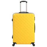 Vidaxl 3-Del Hard Bagage Set Abs Geel