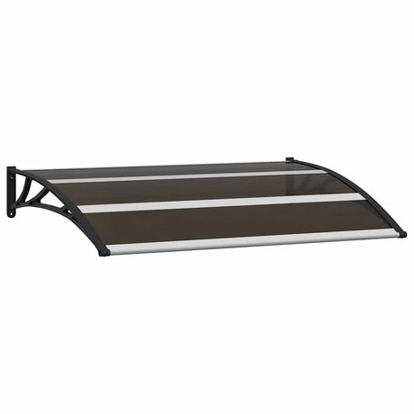 Vidaxl Door Canopy 120x75 cm pc sort sort