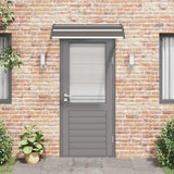Vidaxl Door Canopy 120x75 cm pc sort sort