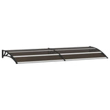 Vidaxl Door Canopy 240x75 cm pc sort