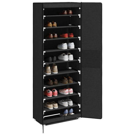 Vidaxx skoskab 60x30x166 cm stof sort