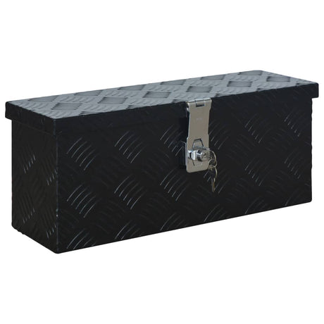 Vidaxl Aluminium Box 485x140x200 mm sort