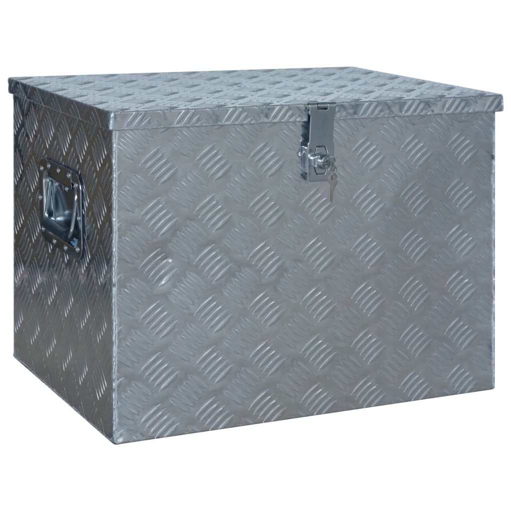 Vidaxl Aluminium Box 610x430x455 mm sølvfarvet