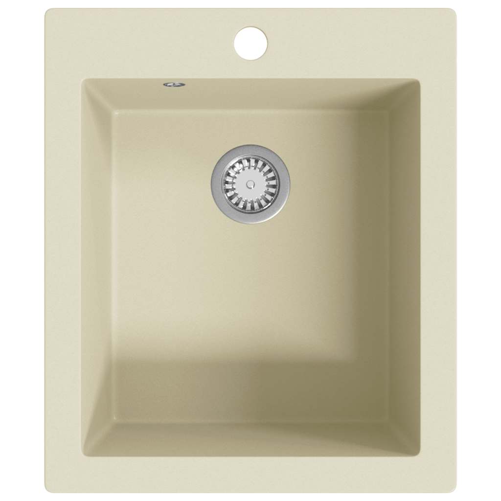 Vidaxl Sink Single Bowl of Granite Beige