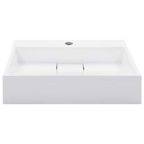 Vidaxl Washbasin 50x38x13 cm Mineral støbt marmor støbt hvid