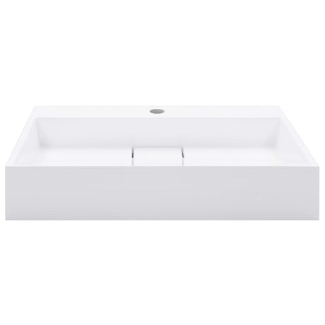 Vidaxl Washbasin 60x38x11 cm Mineral støbt marmor støbt hvid