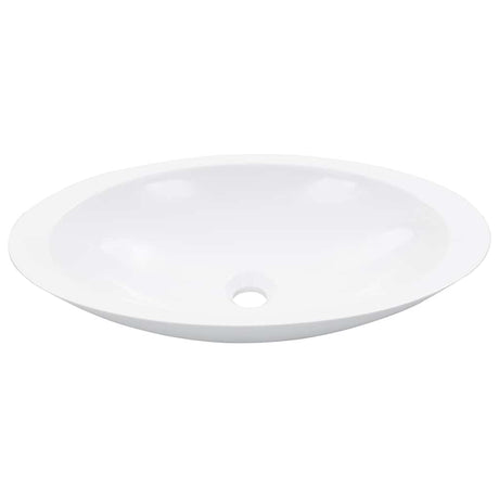 Vidaxl Washbasin 59.3x35.1x10.7 cm Mineral støbt marmor støbt hvid