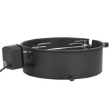 Vidaxl BBQ Rotisserie Ring 47 cm sort