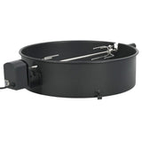 Vidaxl BBQ Rotisserie Ring 57 cm sort