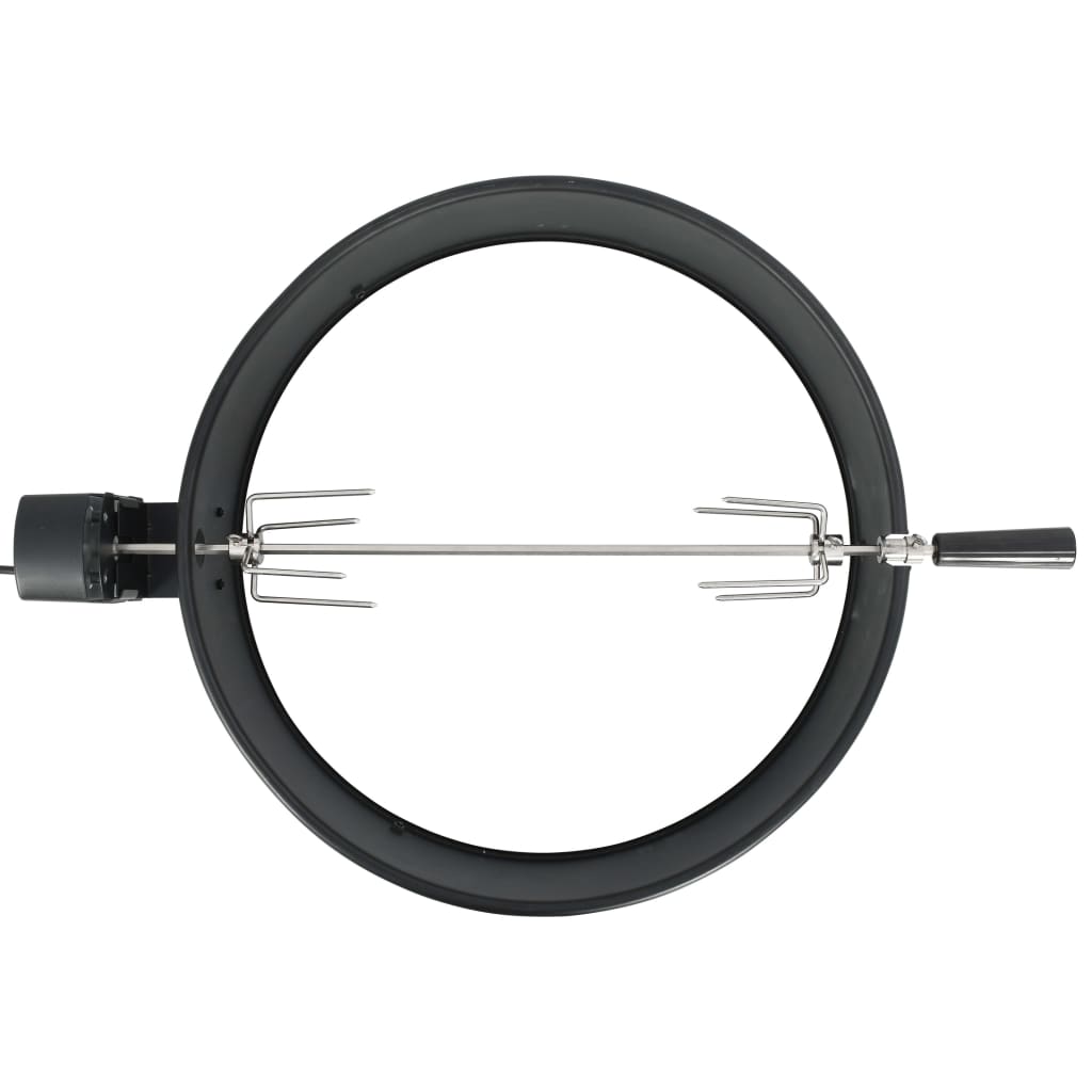Vidaxl BBQ Rotisserie Ring 57 cm sort